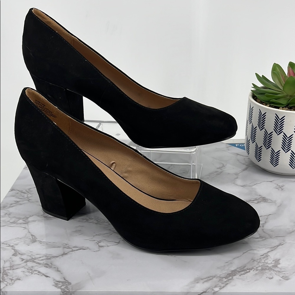 Torrid Black Suede Heels